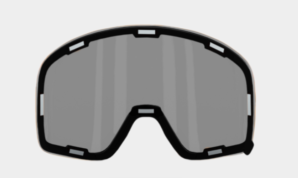 Lens for ICEBRKR ski goggle - Platinum Mirror